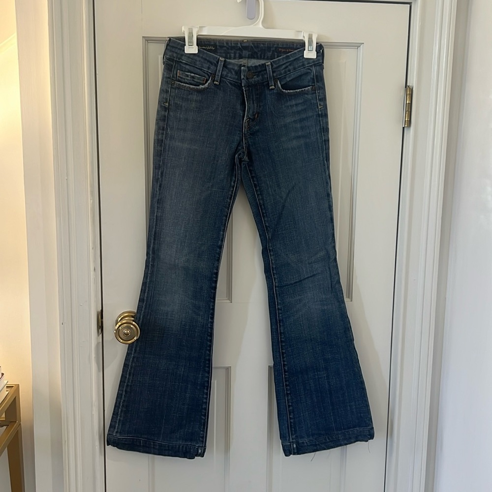 Citizens of Humanity Low Waist Full Leg Stretch Jeans